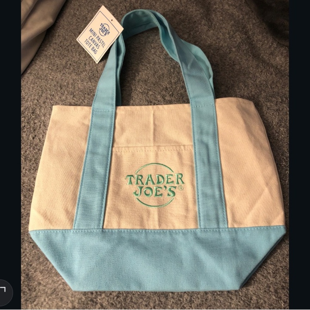 Trader Joe’s Pastel Blue Limited Edition Tote